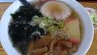 新幹線駅前にあるラーメン店