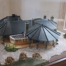 中では旧グラバー住宅の模型が展示されています