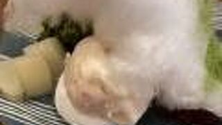 抹茶、ほうじ茶、などのスイーツ