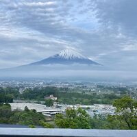 二日目の朝だけ富士山が見えた