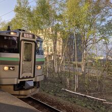 室蘭本線南千歳駅