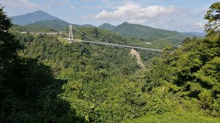 日本一の高さの歩道吊り橋