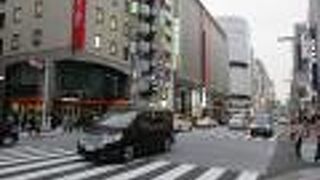 銀座のメインストリート