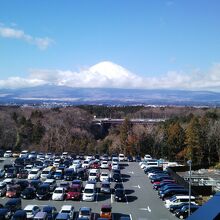 御殿場アウトレットから見た富士山