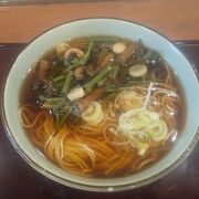 成増駅ナカで山菜そばランチ