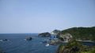石廊岬の西側にあるもう一つの絶景地