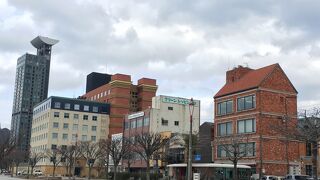 コンパクトなレトロ地区