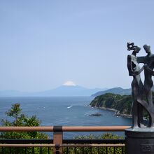 富士山を望む恋人岬からの絶景