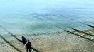 駅というより近くの海岸に