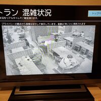 客室から空き状況を確認できます。