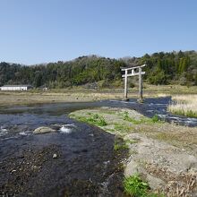 上流側の風景