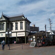 小さな駅。