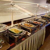 バイキングは感染対策をしています。