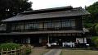 座敷には渋沢栄一のアンドロイドが座っています