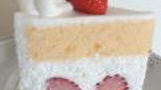 ケーキがキラキラ輝いて見える