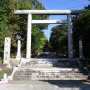 上川神社の石段