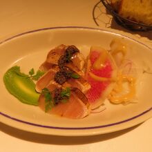 ブリのカルパッチョ