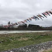 大空を泳ぐ鯉のぼり