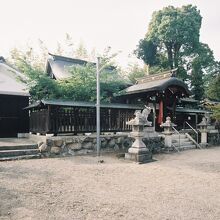 三大神社、社殿。