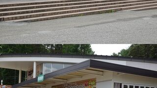 富士山のおいしい水汲みができます