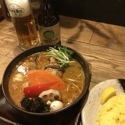 並んでスープカレー