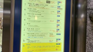 広島駅　地下２階の　エールエールＡ館