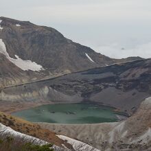 神秘の火山湖