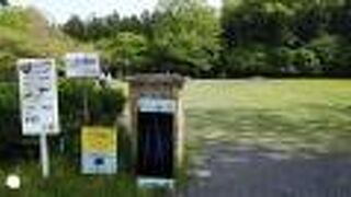 イギリス式庭園と池の風景が楽しめる公園