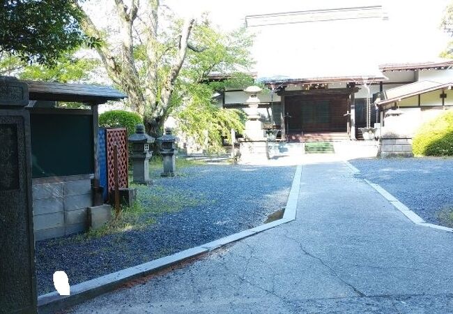 城下町南方に位置するお寺