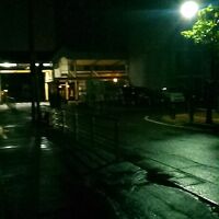 朝４時のホテル全景