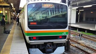 宇都宮線 小山から東京へ