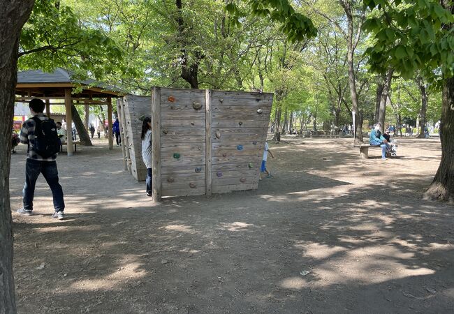 遊具が沢山ある公園