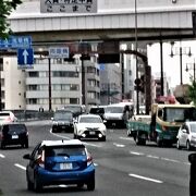 隅田川にかかる靖国通りの橋