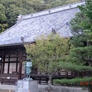 小規模な保存地区の立派なお寺