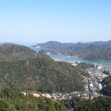 日本海までの景色