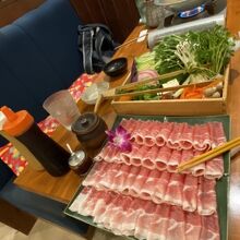 アグー豚＋島野菜しゃぶしゃぶ食べ放題