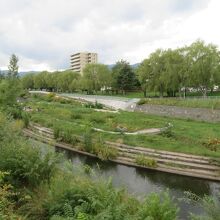 発寒川沿いです