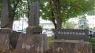 記念碑が並んでいます