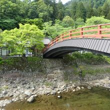 太鼓橋がみえます