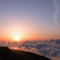 あさの眺めは最高です。