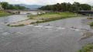 人のいない鴨川デルタ