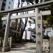 江戸通り沿いにある歴史ある神社