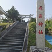 間島崎灯台　厳島神社