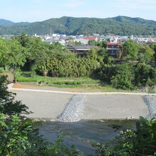 北は荒川、南は深沢川に挟まれた天然の要害になっています