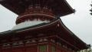 色彩豊かな大塔は存在感ありました