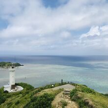 灯台とその先に広がる海