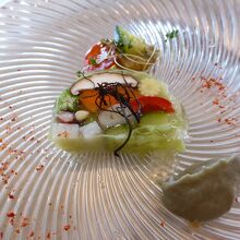 ランチ（野菜のテリーヌ）