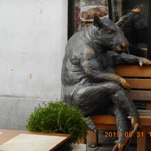 グッドウィンステーキハウスの豚さん