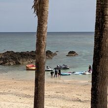 とても透明度の高いきれいな海でした