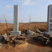 石灰岩が顔を出す広大な大地